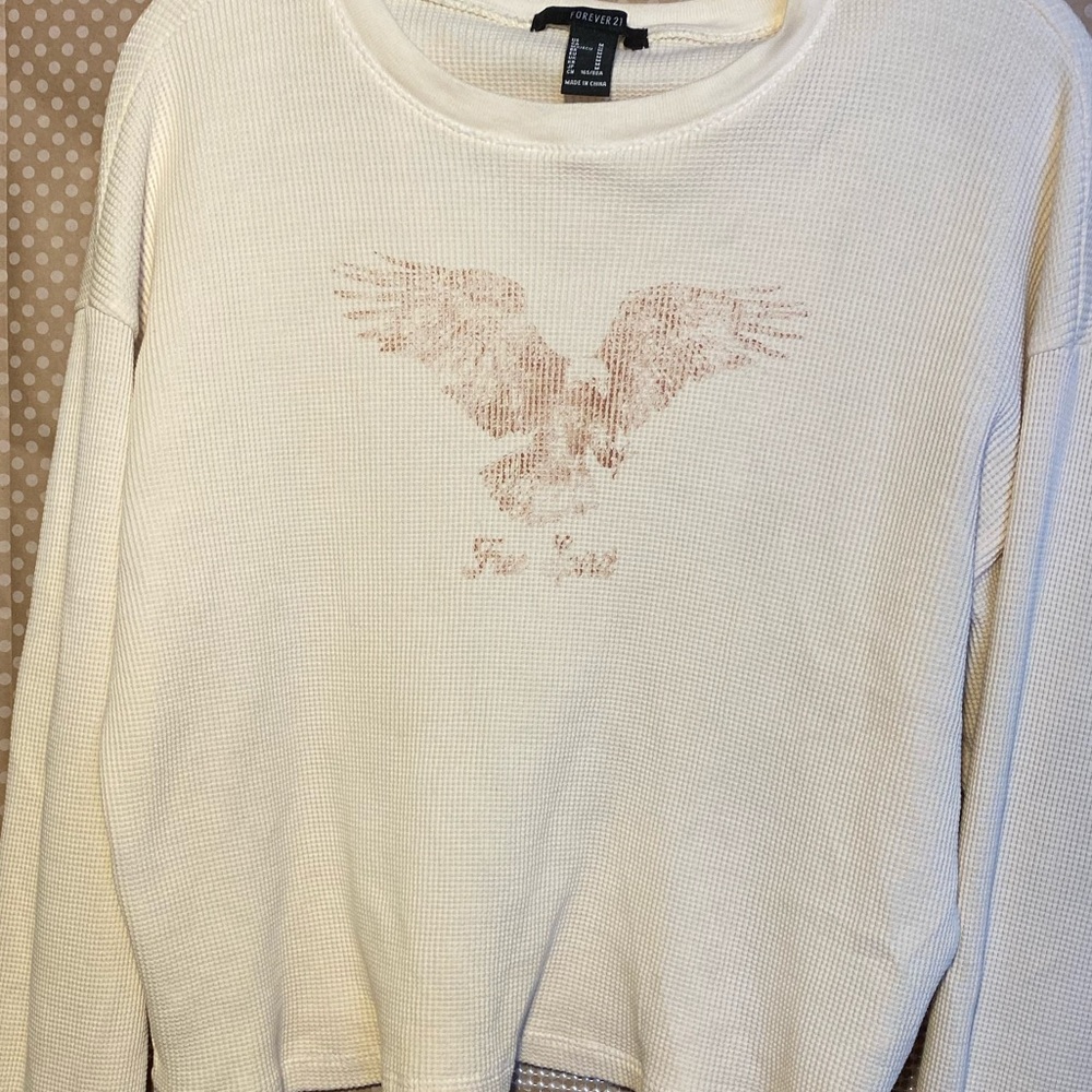 Forever 21 Long Sleeved Waffle Shirt